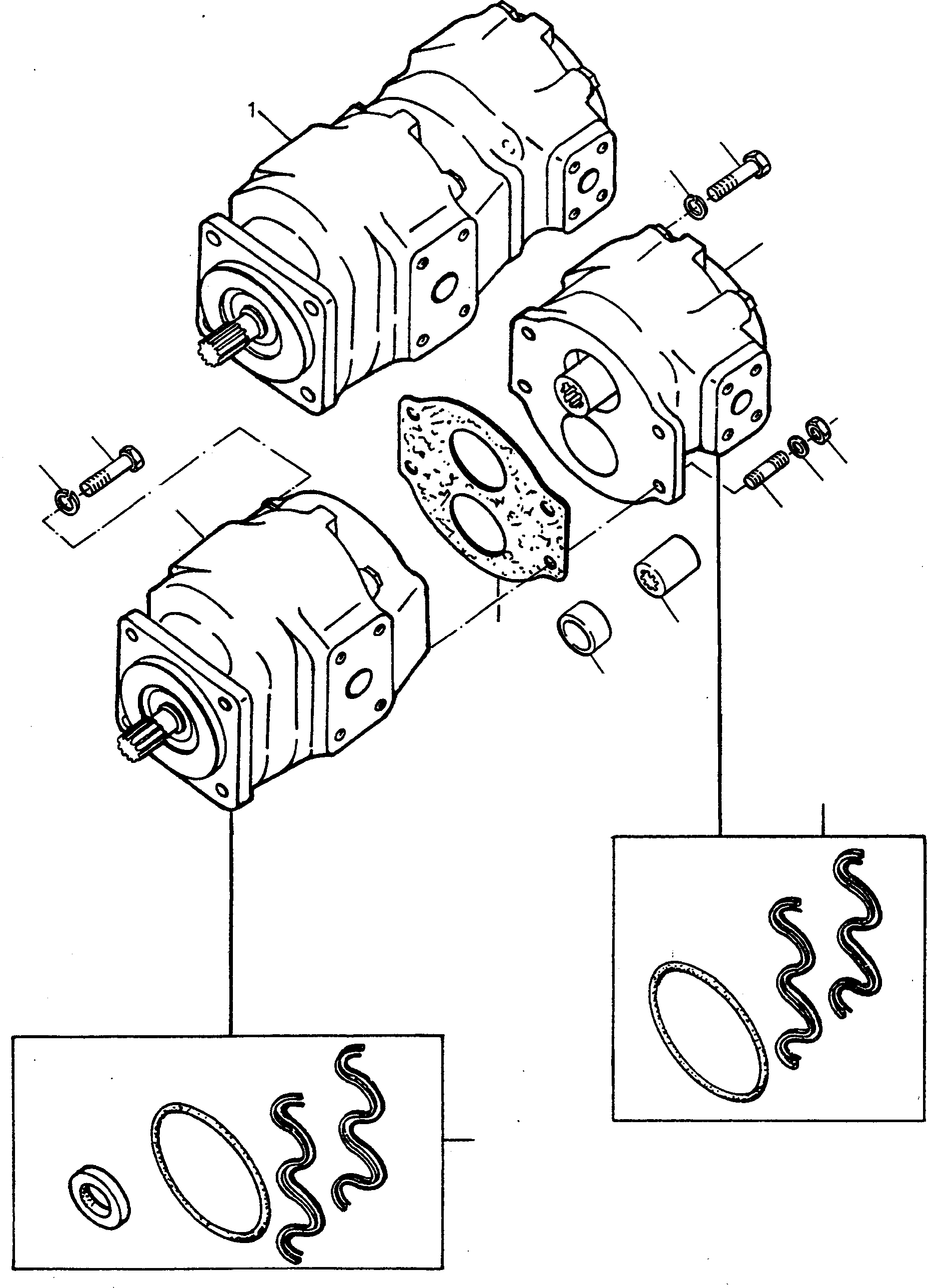 HYDRAULIC PUMP 3230261M91 KOMATSU