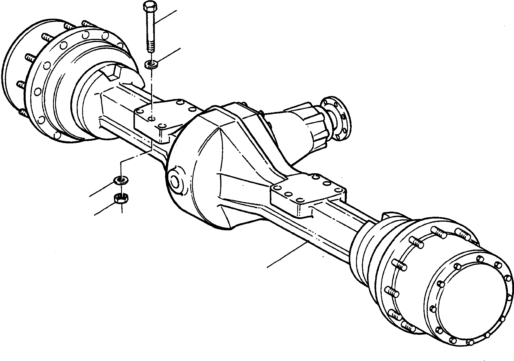 REAR AXLE 4002331M91 KOMATSU