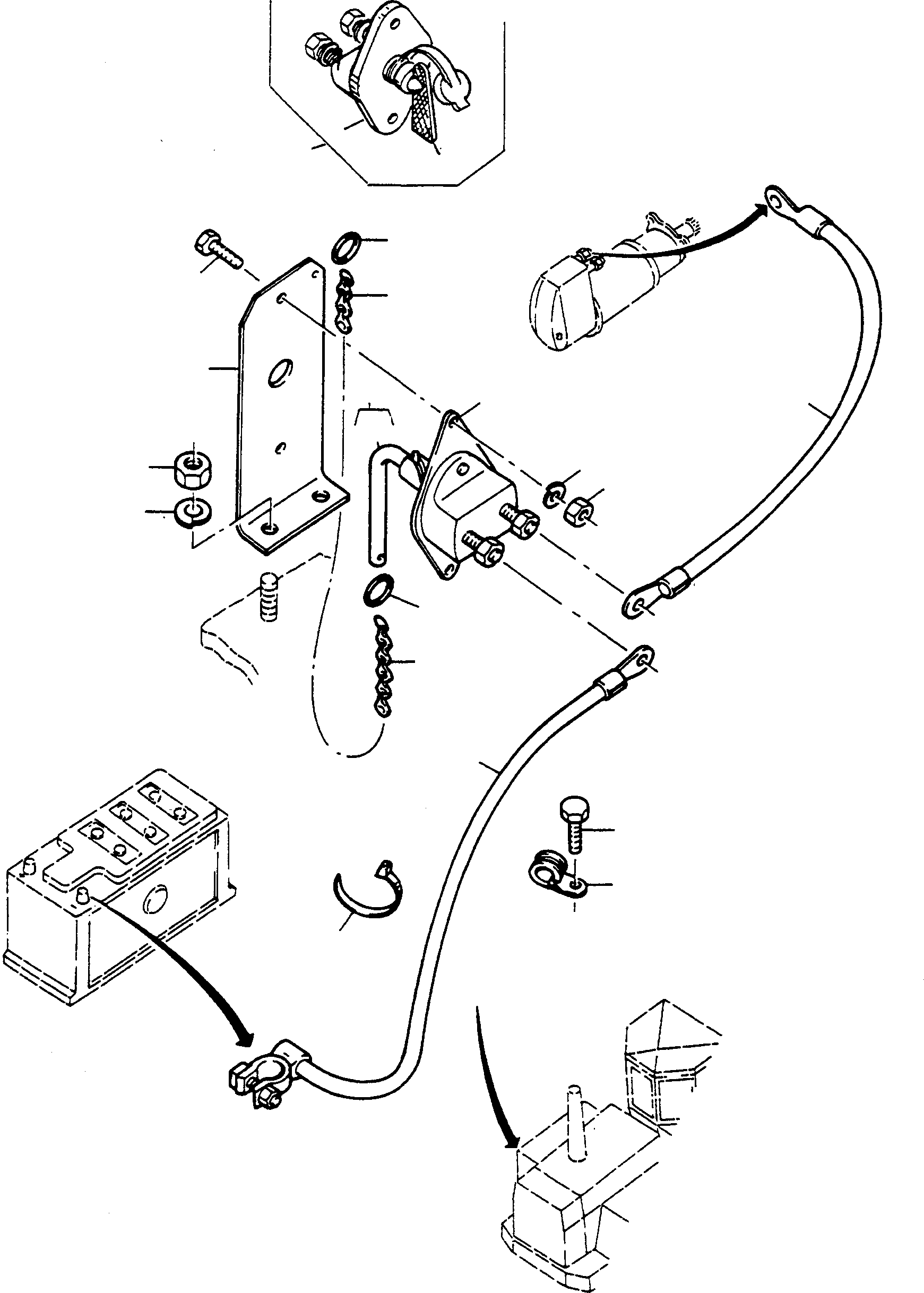EARTH STRAP 2986474M91 KOMATSU