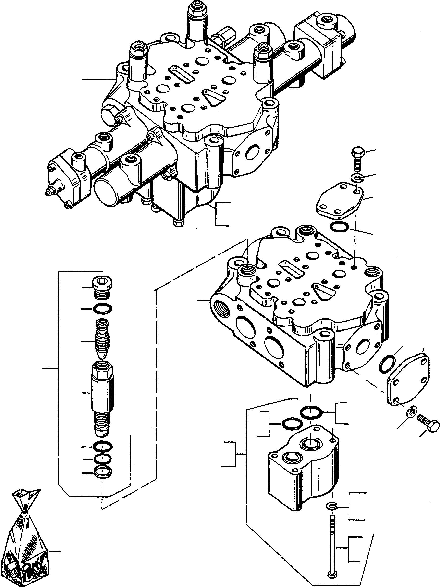 PRESSURE VALVE 4907649M91 KOMATSU