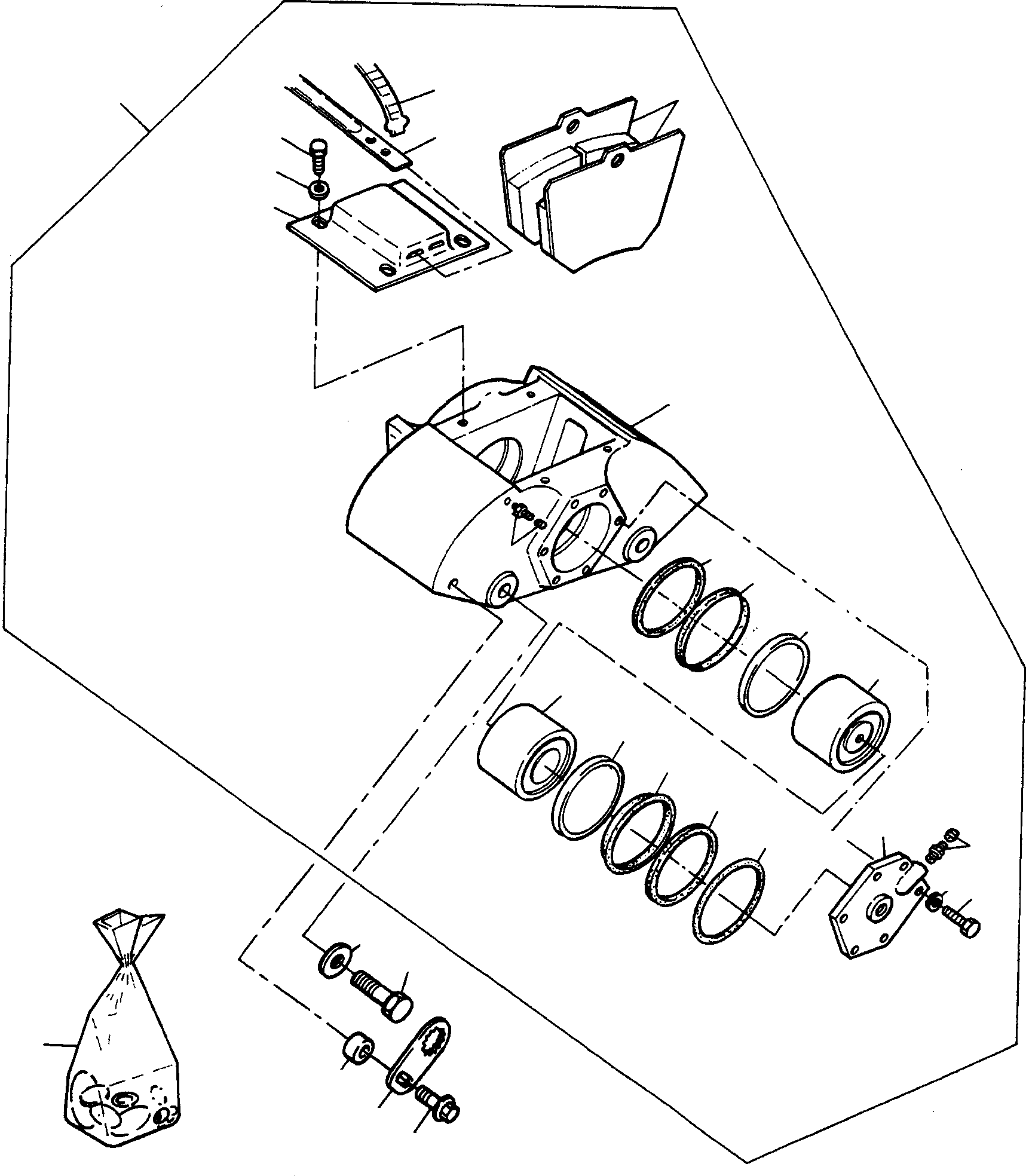 DISC BRAKE 4915898M91 KOMATSU