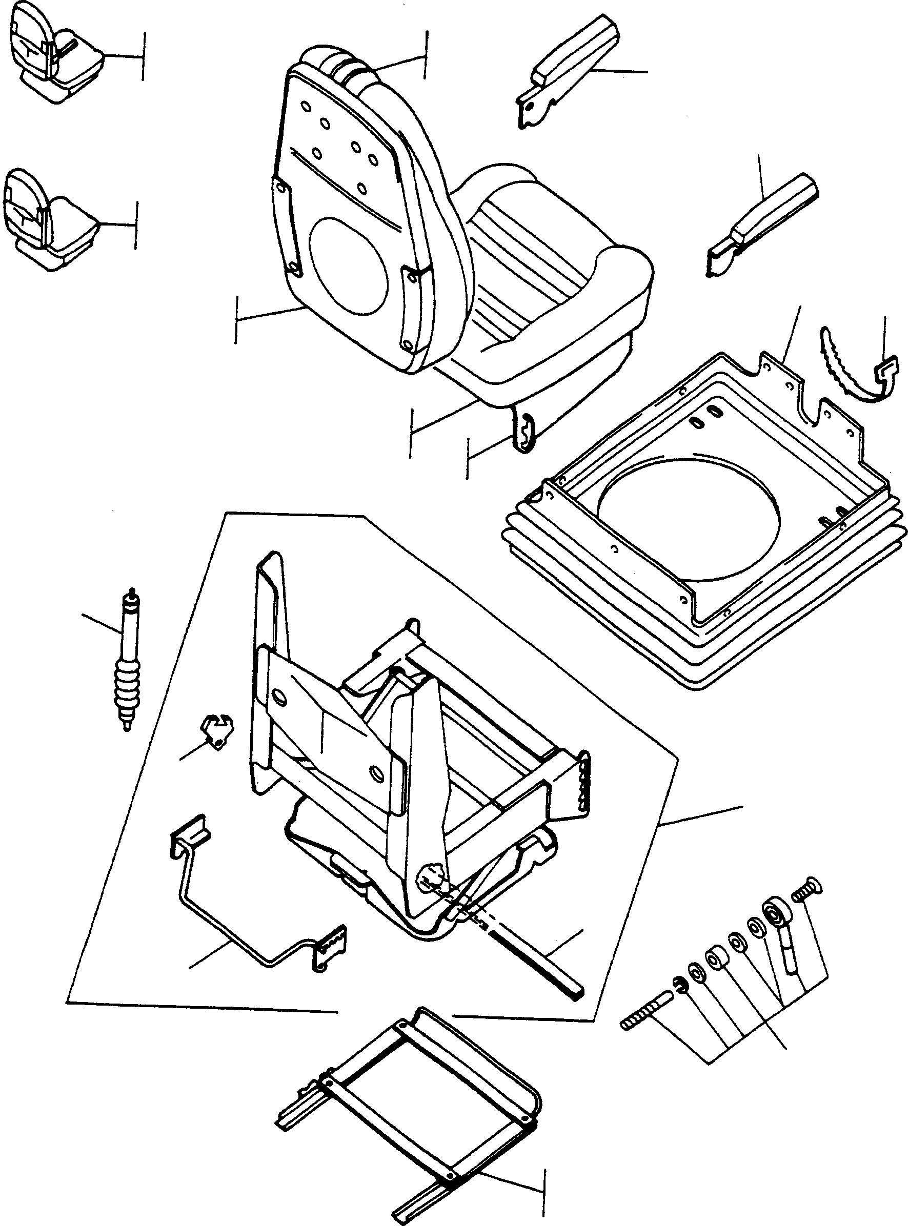 BOTTOM PART 3241203M91 KOMATSU