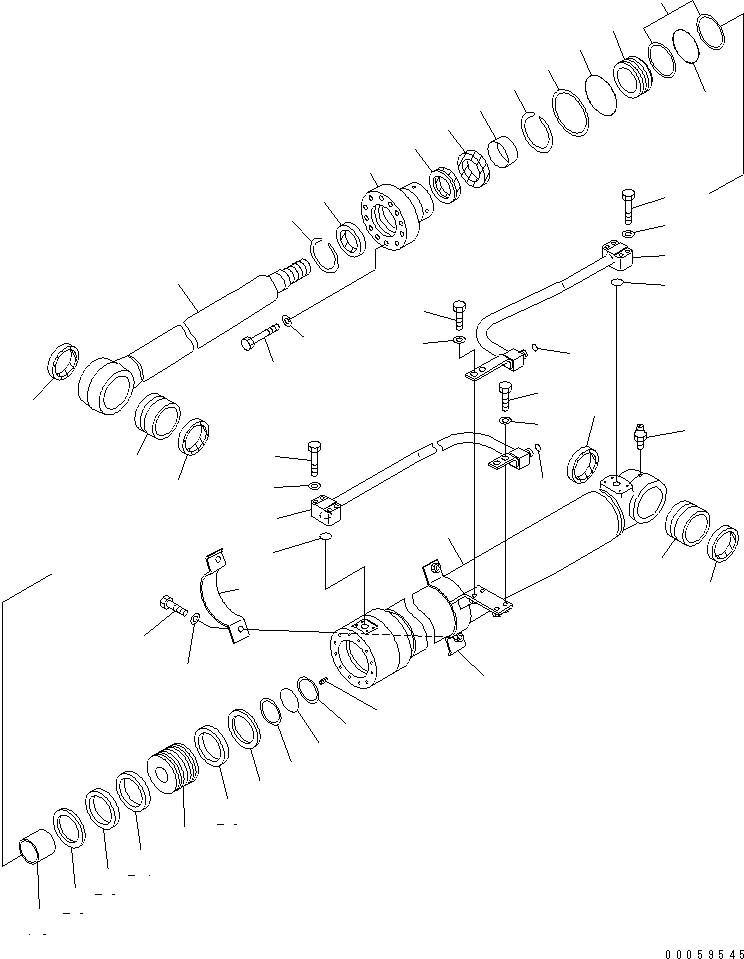 ARM CYLINDER ASS'Y 207-63-02522 KOMATSU