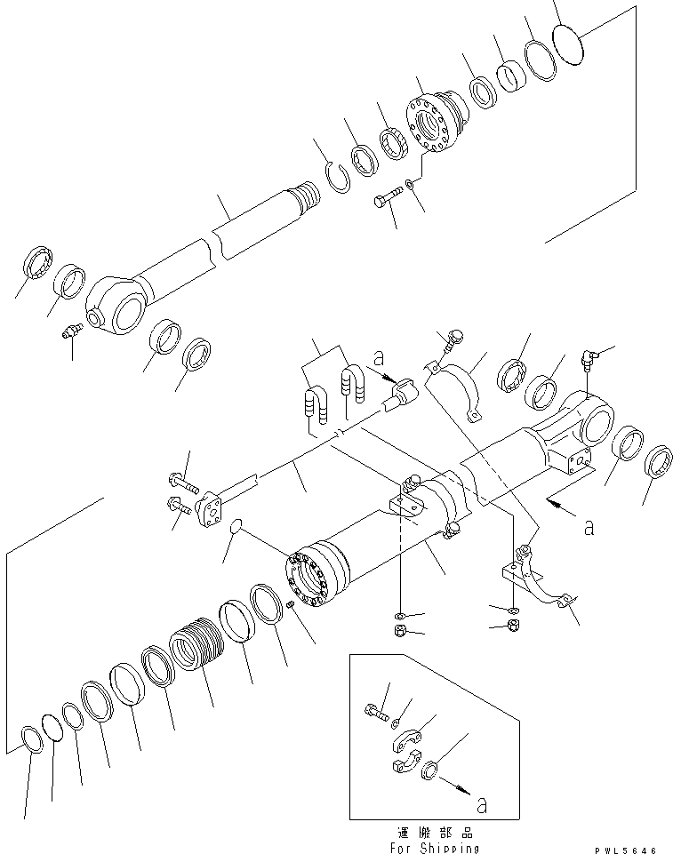 опорное кольцо (š07001-05175) KOMATSU