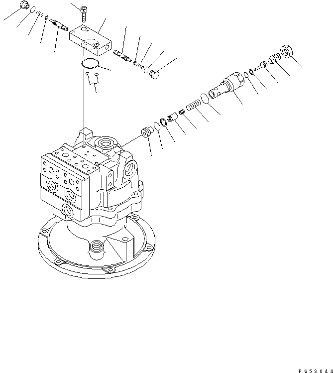 FINAL DRIVE ASSEMBLY (RH) (208-27-00421) KOMATSU