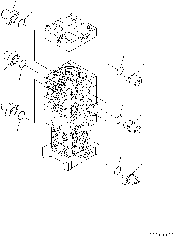 Клапан в сборе (723-47-23400) KOMATSU