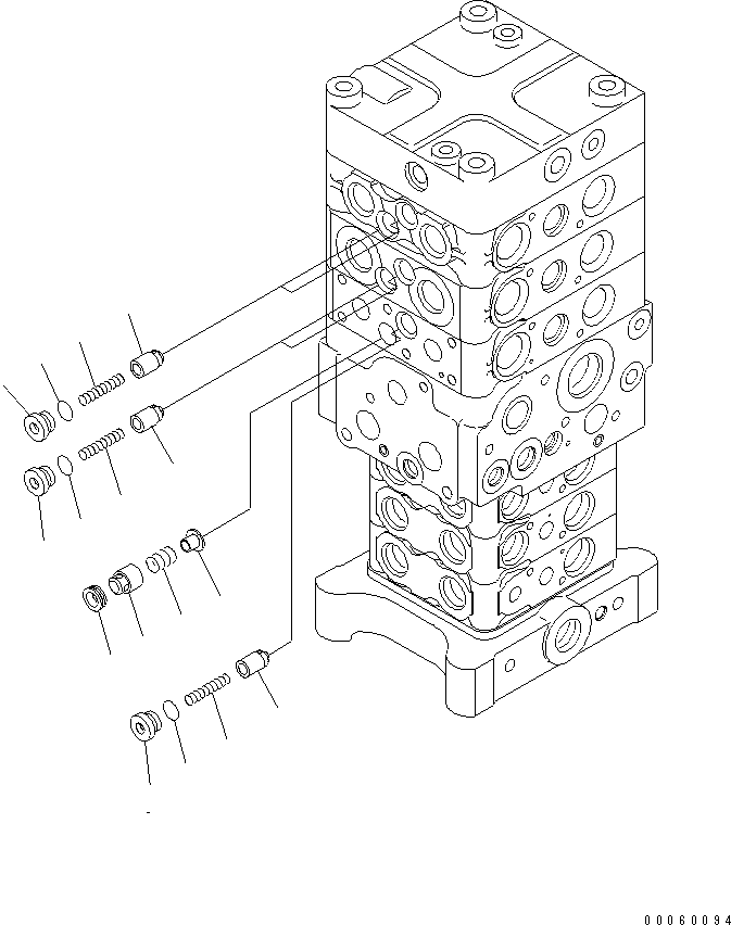Электродвигатель в сборе 209-60-75101 KOMATSU