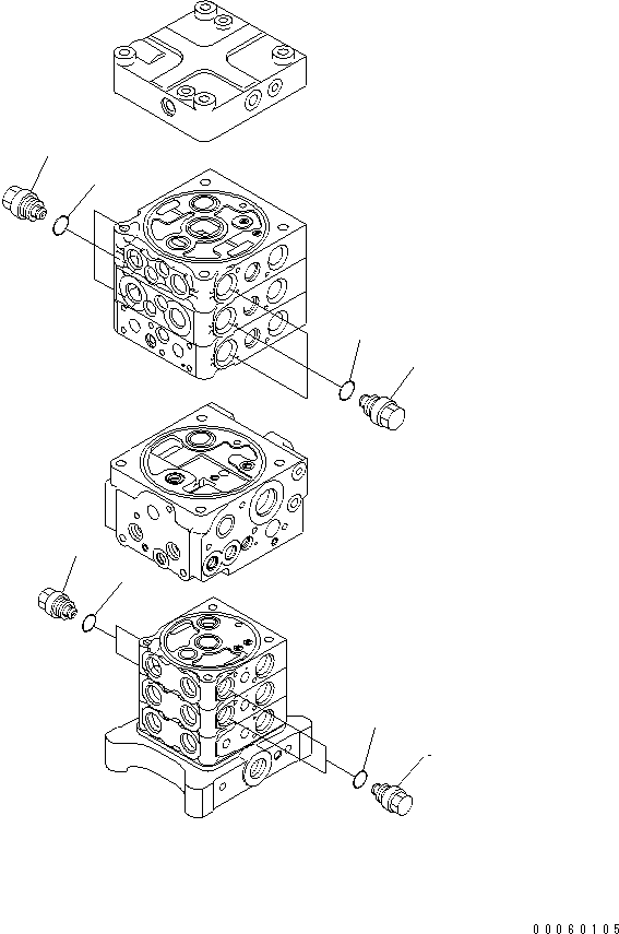 MOTOR SUB ASSEMBLY (\2\706-75-03450) KOMATSU