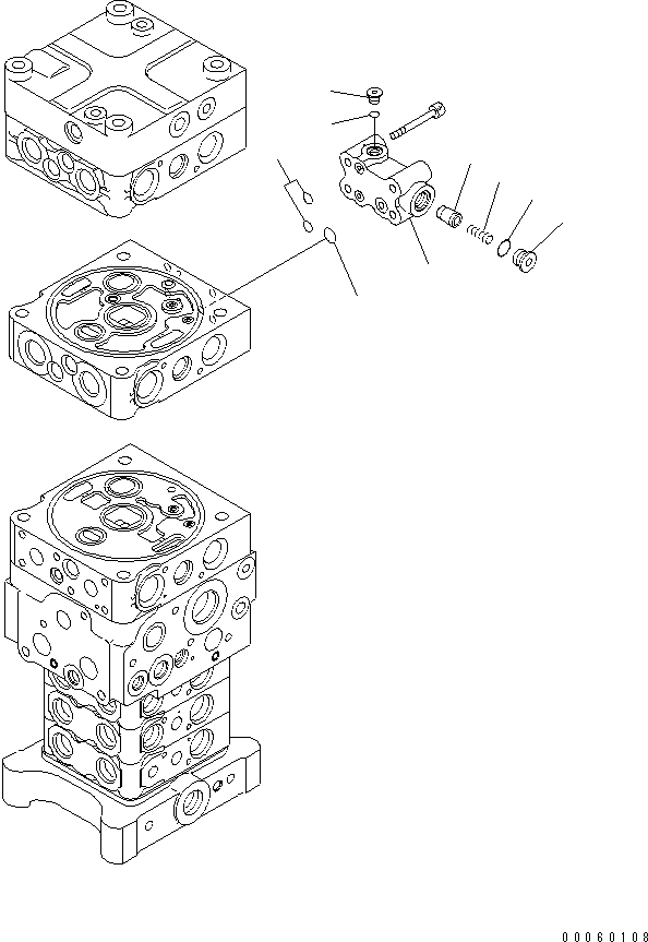 Клапан в сборе 723-48-24202 KOMATSU