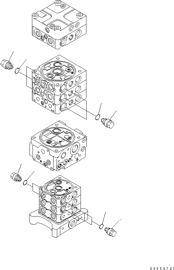 Клапан в сборе 723-48-23802 KOMATSU