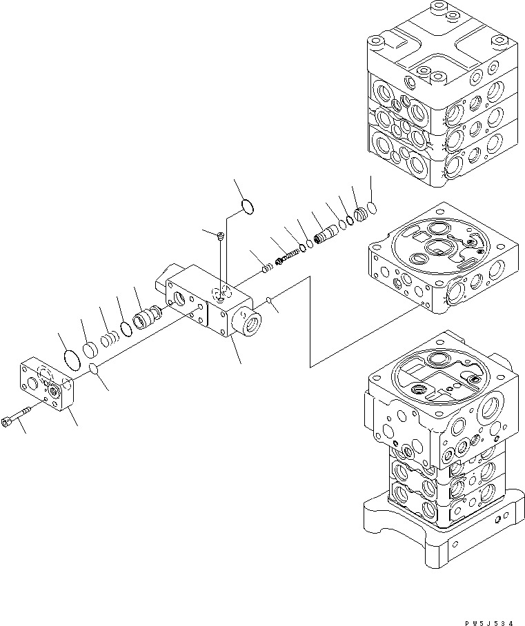 Клапан в сборе 723-48-23700 KOMATSU