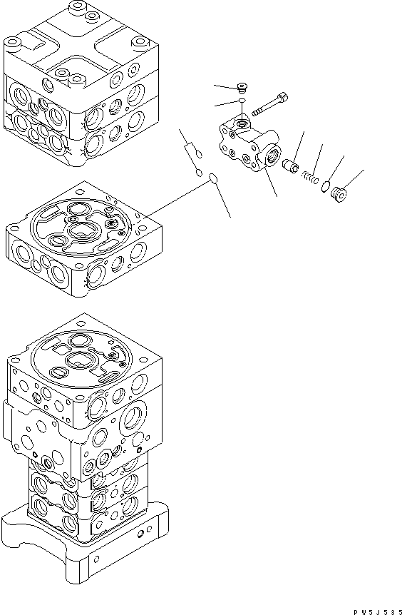 Клапан в сборе (723-48-23700) KOMATSU