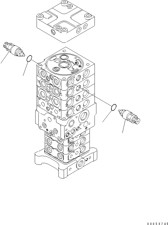 Клапан в сборе (723-38-23802) KOMATSU
