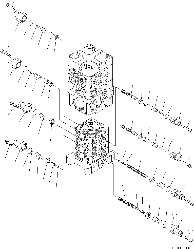 Клапан в сборе 723-49-23802 KOMATSU
