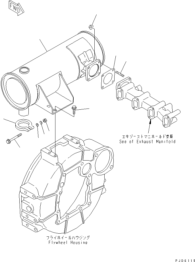 Прокладка (комплект) 452-563 KOMATSU