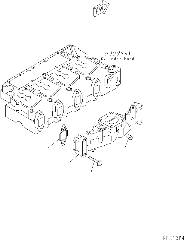 Распределительный коллектор 6731-11-5110 KOMATSU