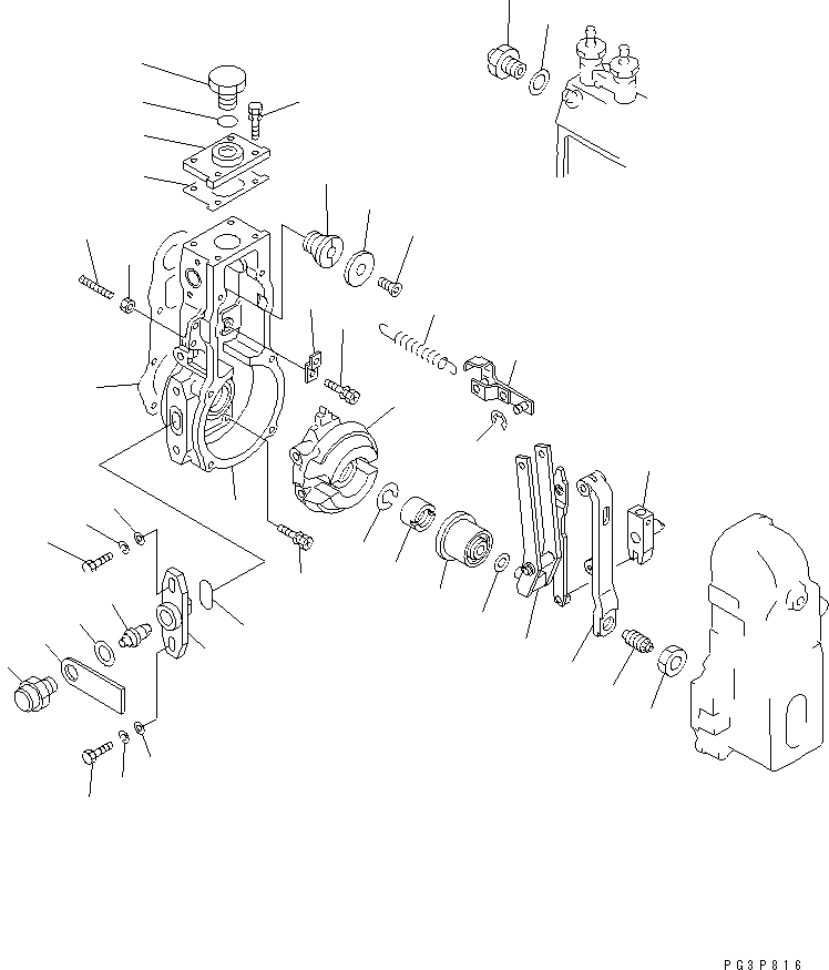 Крышка DK154620-1400 KOMATSU