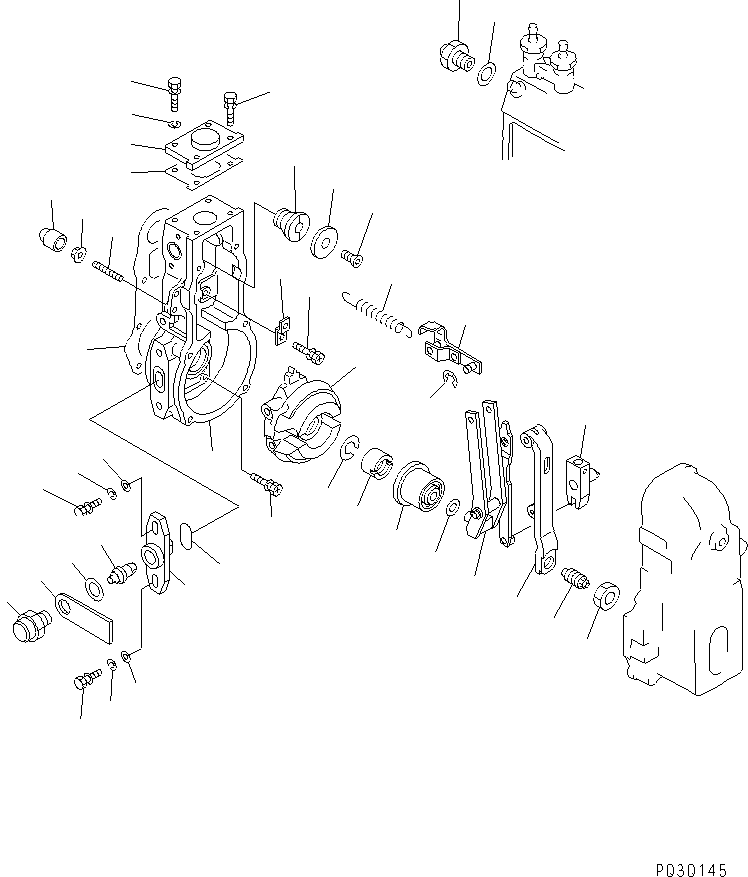 Регулятор в сборе DK105404-5480 KOMATSU