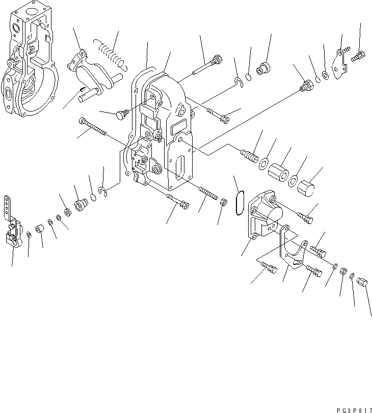Регулятор в сборе (DK105404-5090) KOMATSU