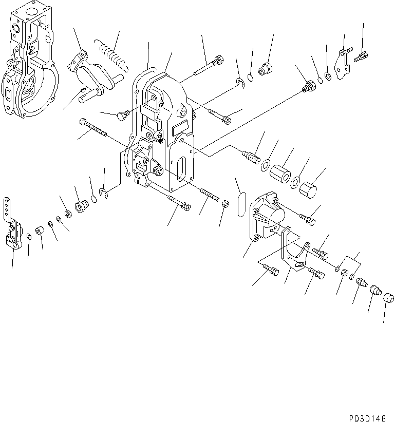 Регулятор в сборе (DK105404-5480) KOMATSU