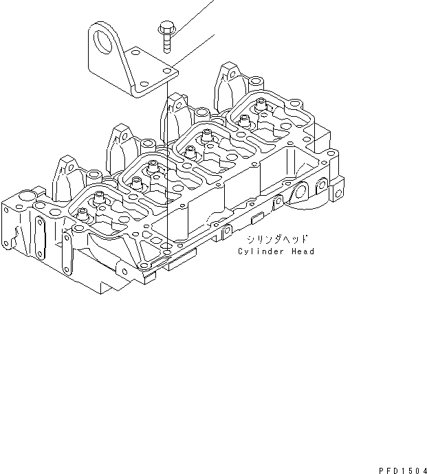 Подвес 6731-11-1910 KOMATSU