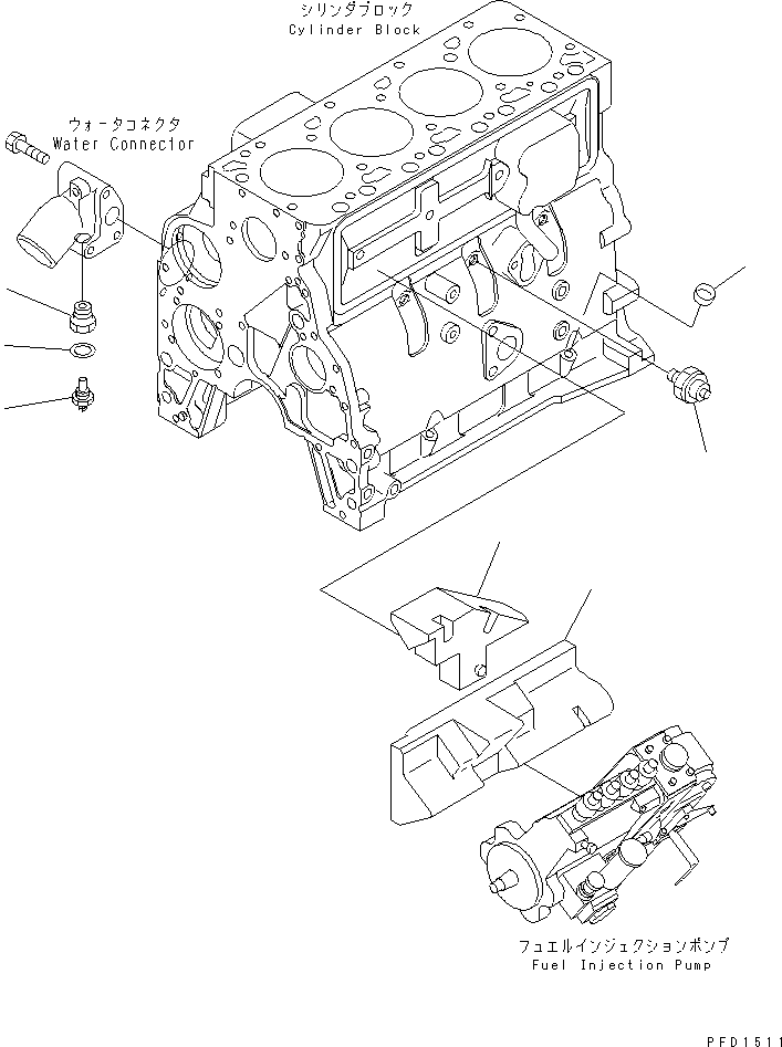 Проставка 6731-21-7110 KOMATSU