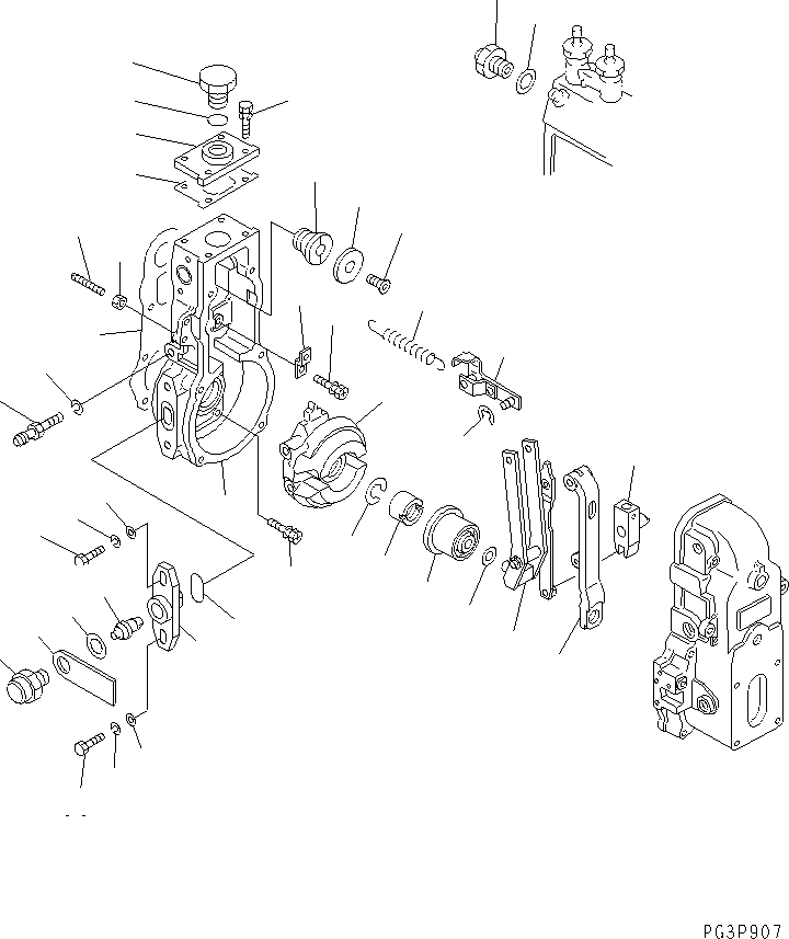 Регулятор в сборе DK105404-5140 KOMATSU