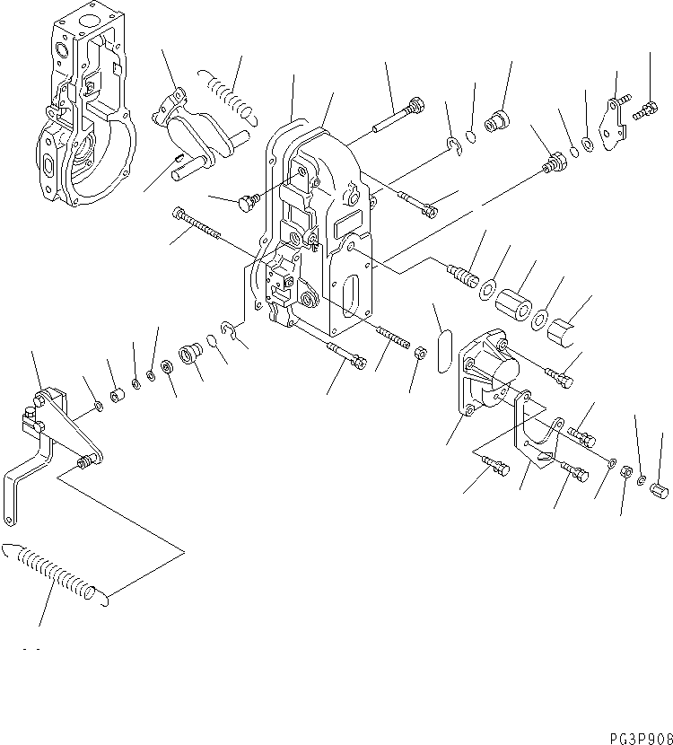 Регулятор в сборе (DK105404-5560) KOMATSU