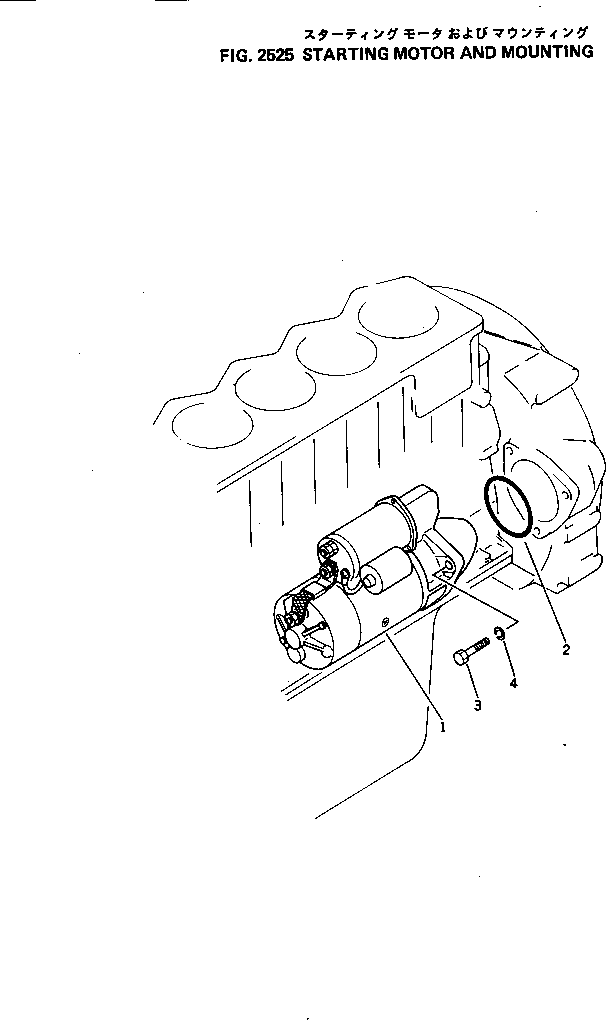 STARTING MOTOR A.,(SEE FIG.1546) \0\600-813-2242 KOMATSU