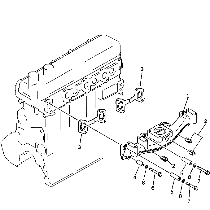 Прокладка (k1) 6136-11-5810 KOMATSU