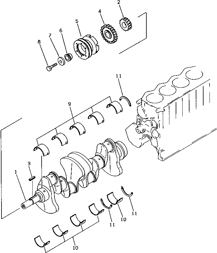 PULLEY,NON HARDENING 6134-31-1470 KOMATSU