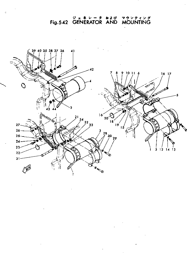 клиновой ремень (\2\4D115A8411) KOMATSU