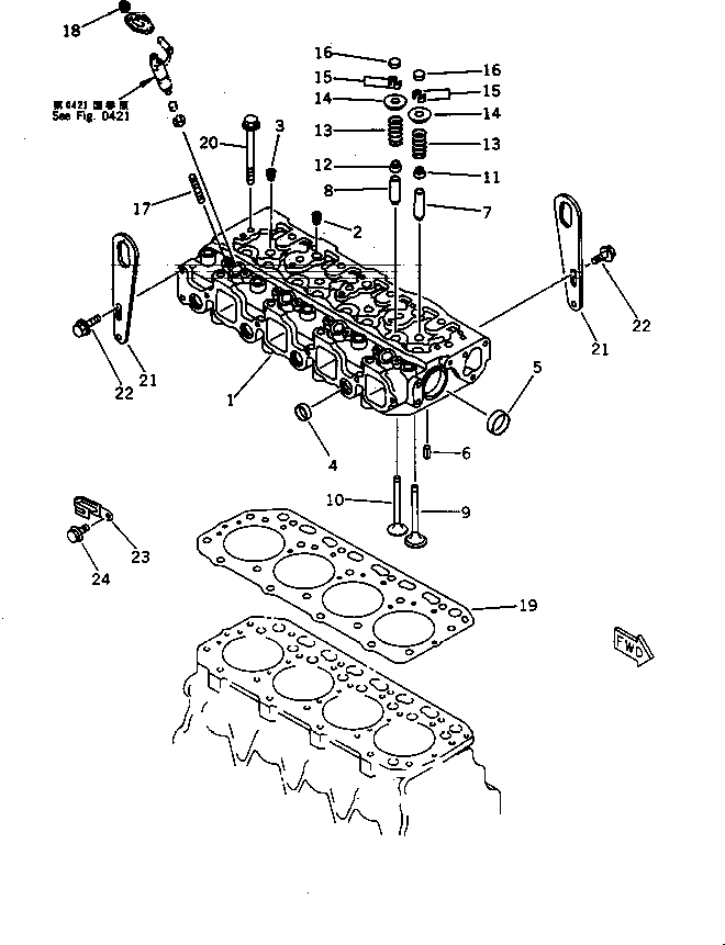 GASKET,HEAD (KIT) YM129405-01331 KOMATSU