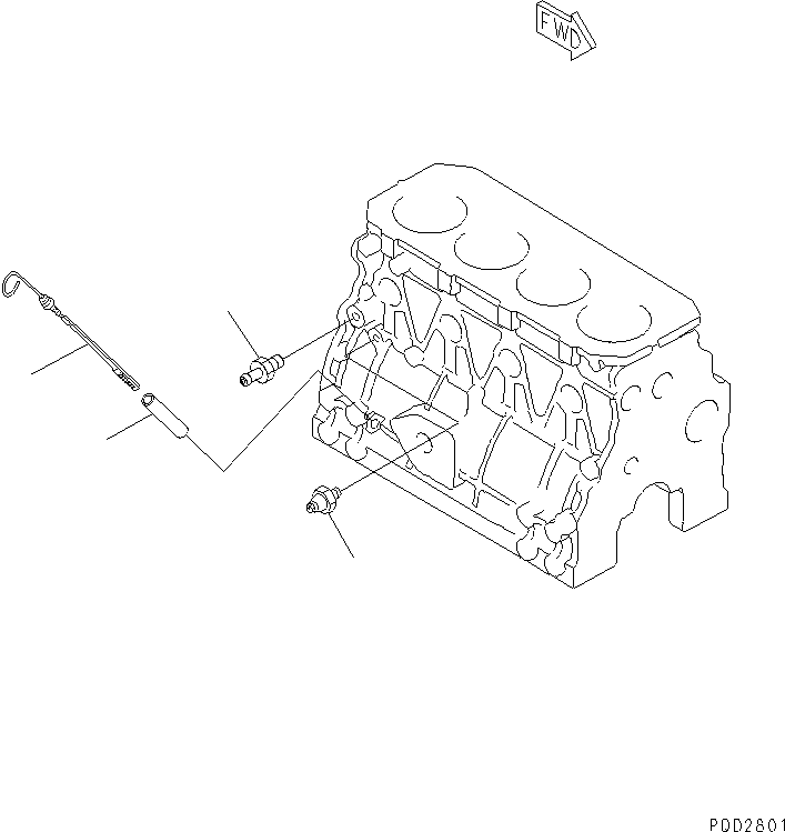 GAUGE,OIL YM129430-34800 KOMATSU