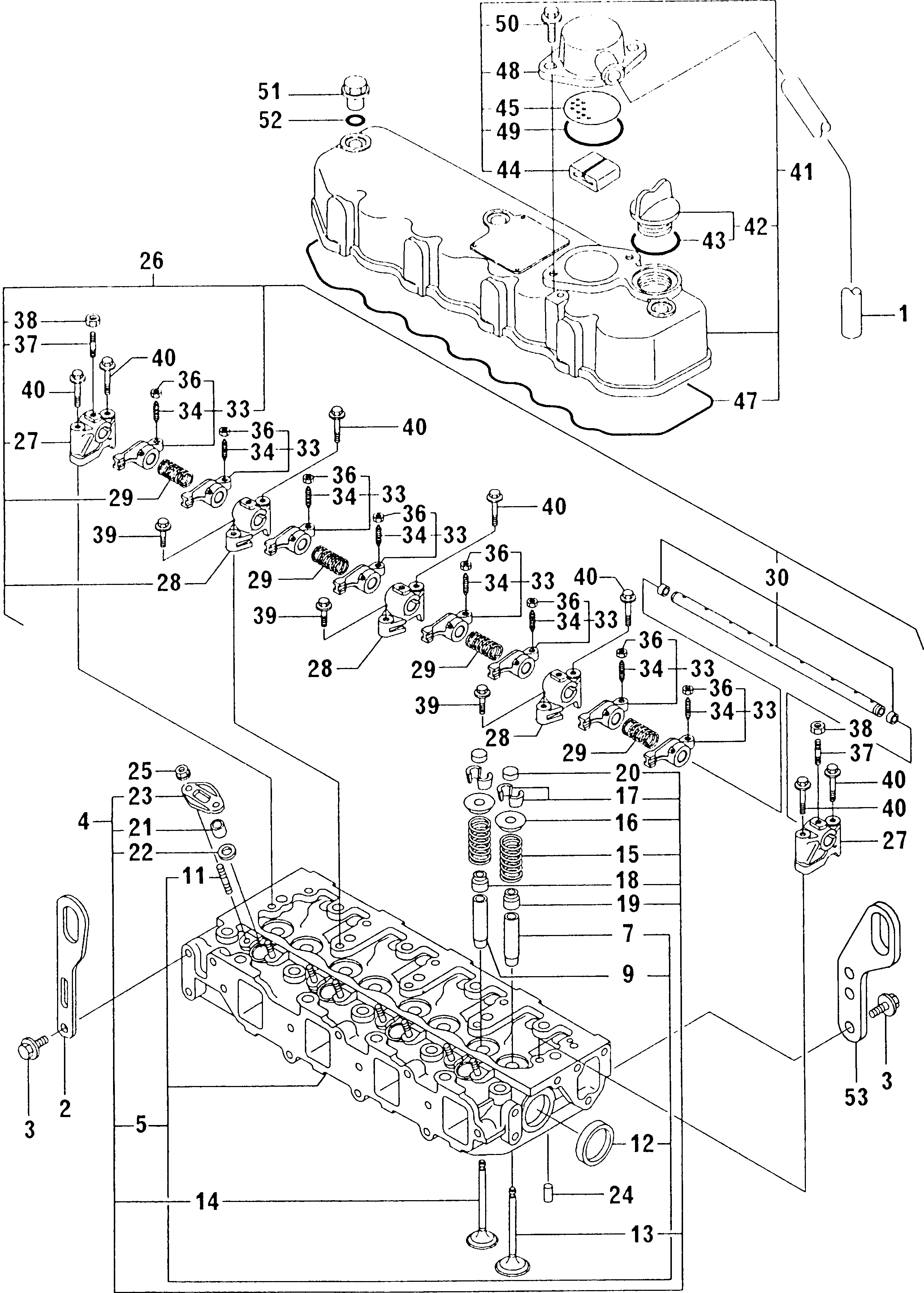 HEAD,ASSY. YM129457-11700 KOMATSU