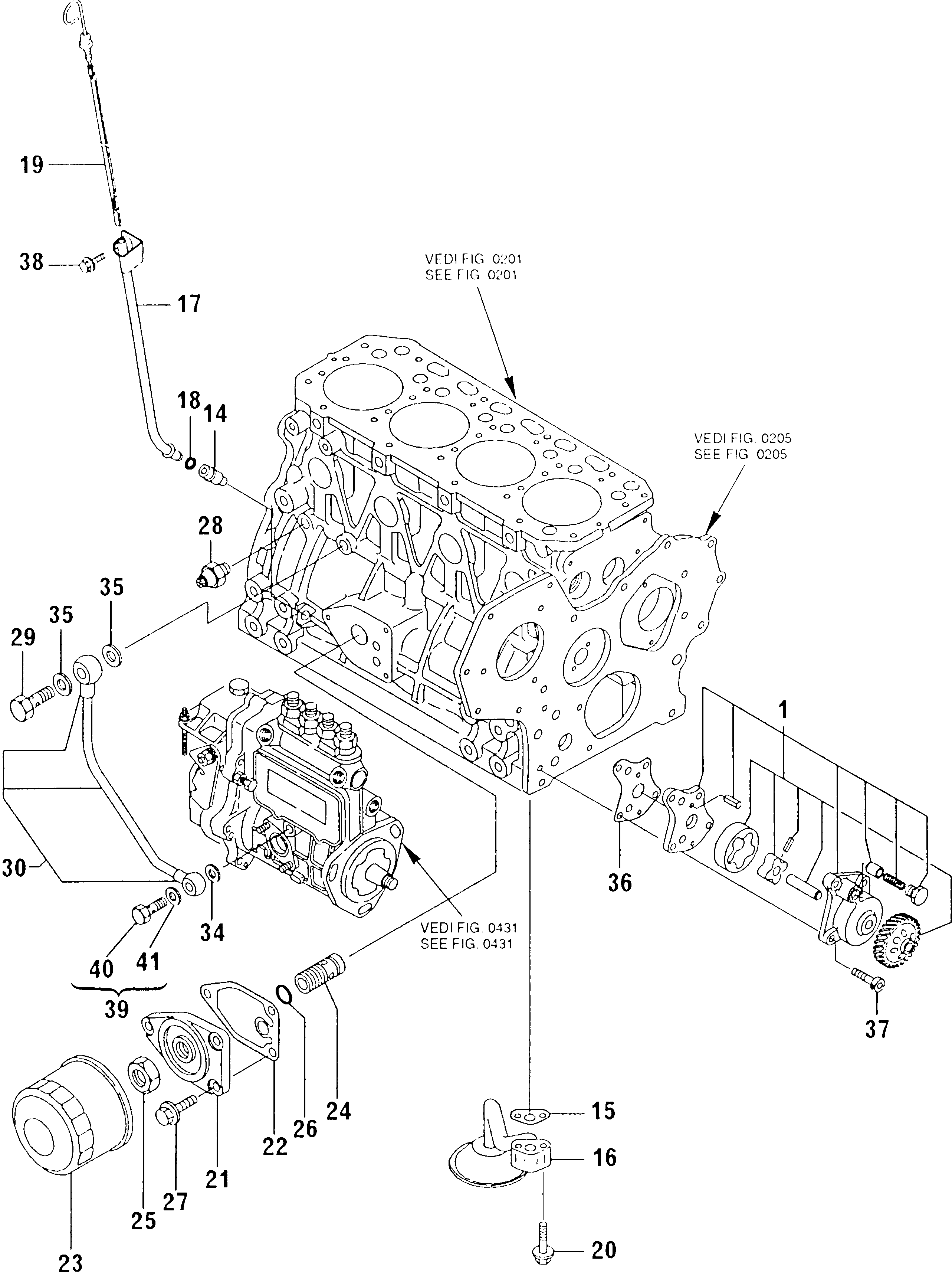 Щуп уровня масла YM129407-34800 KOMATSU