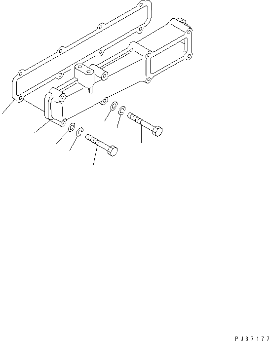 Распределительный коллектор 6144-11-4110 KOMATSU