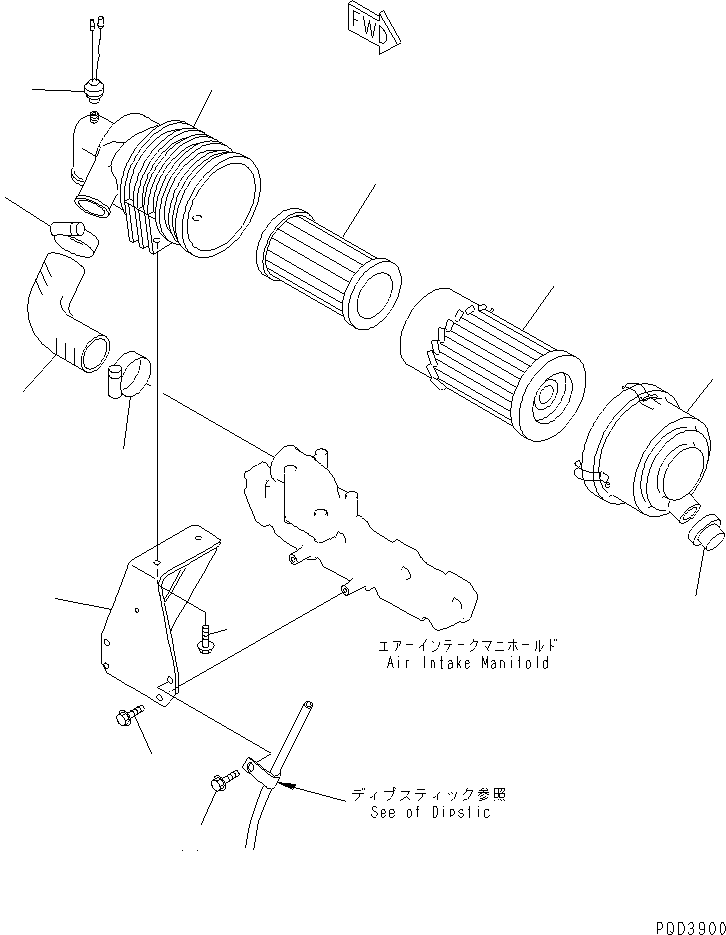 PAN,DUST YM129062-12570 KOMATSU