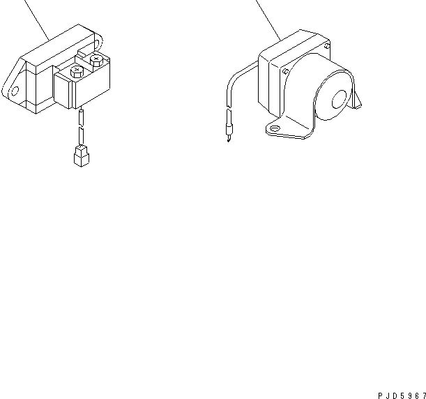 Реле YM129100-77910 KOMATSU