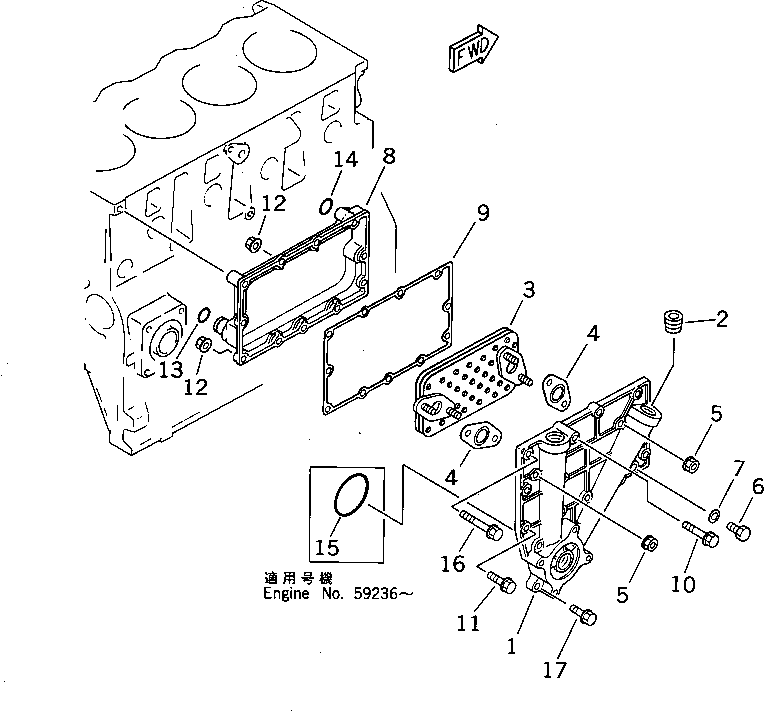 Фильтрующий элемент 600-651-1510 KOMATSU