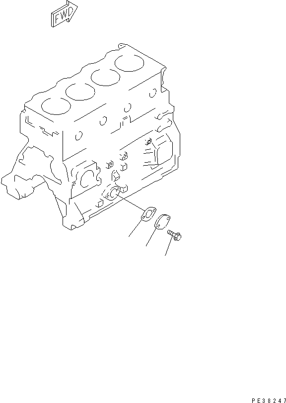 Прокладка (k2) \0\6132-11-4820 KOMATSU