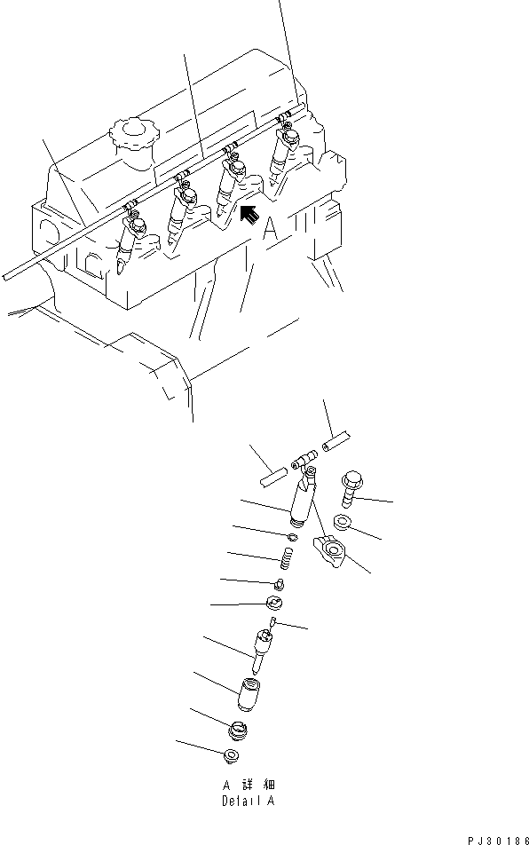 TUBE,SPILL 07270-40429 KOMATSU