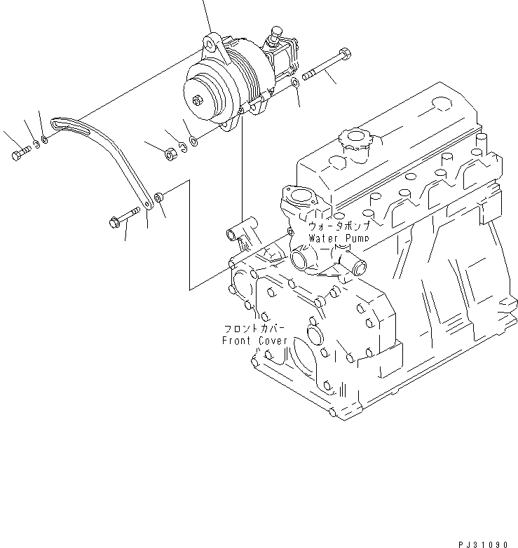 PLATE,ADJUST 6204-81-6670 KOMATSU