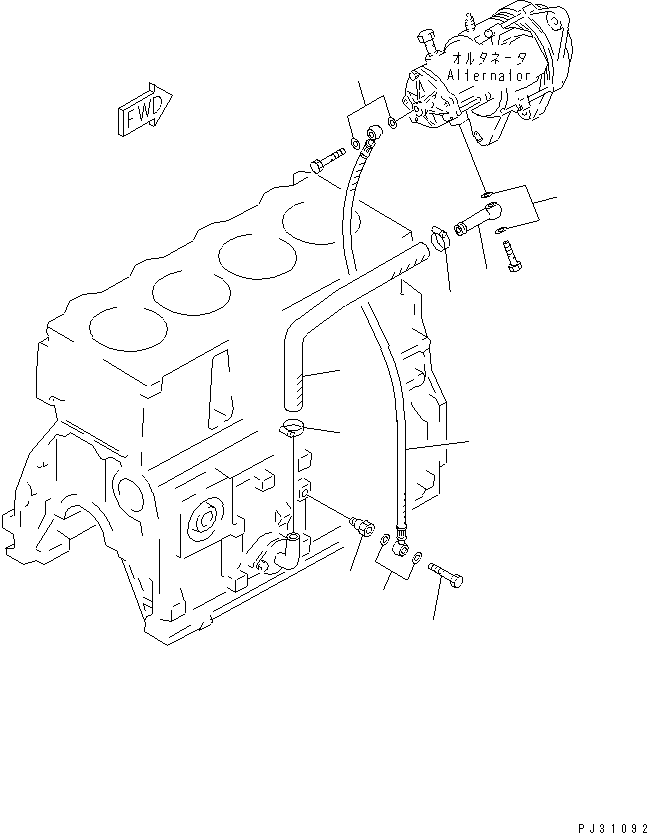 HOSE,OIL 6204-81-6980 KOMATSU