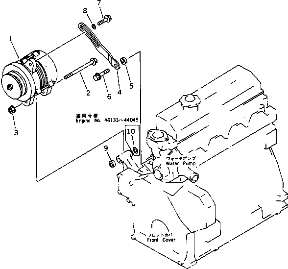 SPACER, 10MM \0\6691-41-8230 KOMATSU