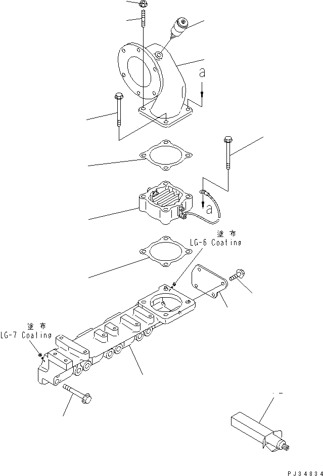 CONNECTOR,AIR 6204-12-4260 KOMATSU