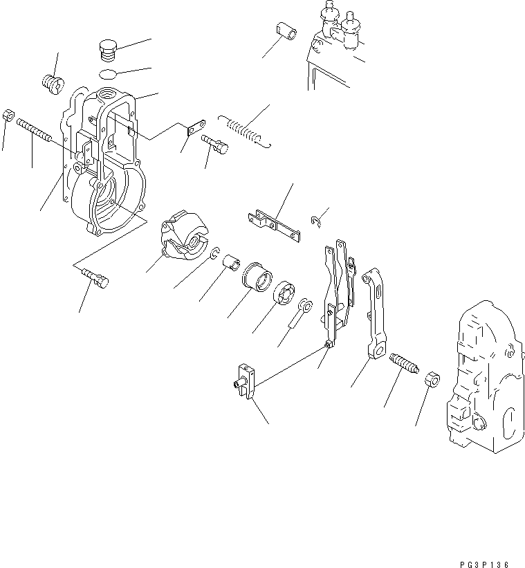 Регулятор в сборе DK105400-4260 KOMATSU