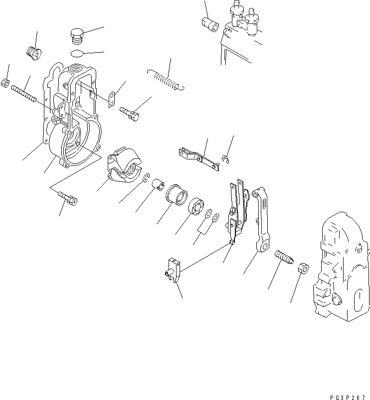 Регулятор в сборе DK105400-4840 KOMATSU
