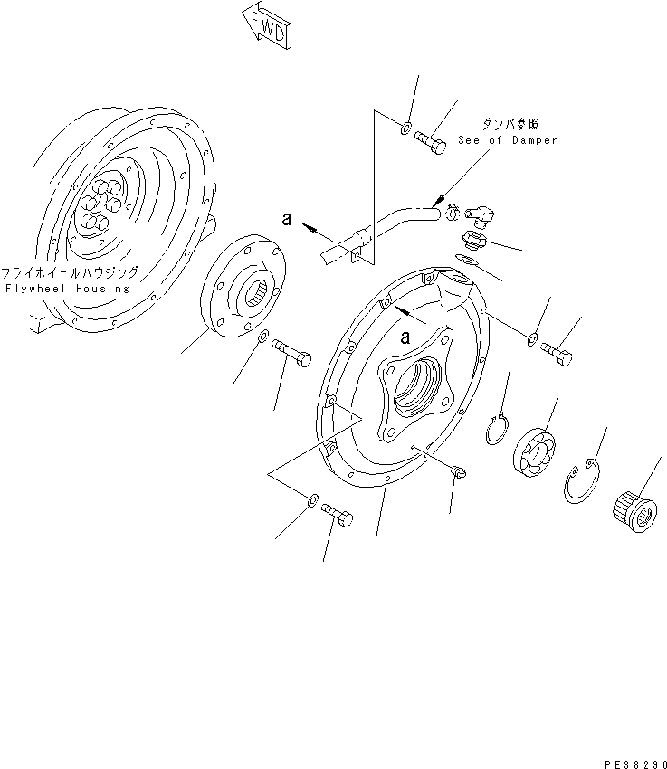 Муфта 21W-01-21170 KOMATSU