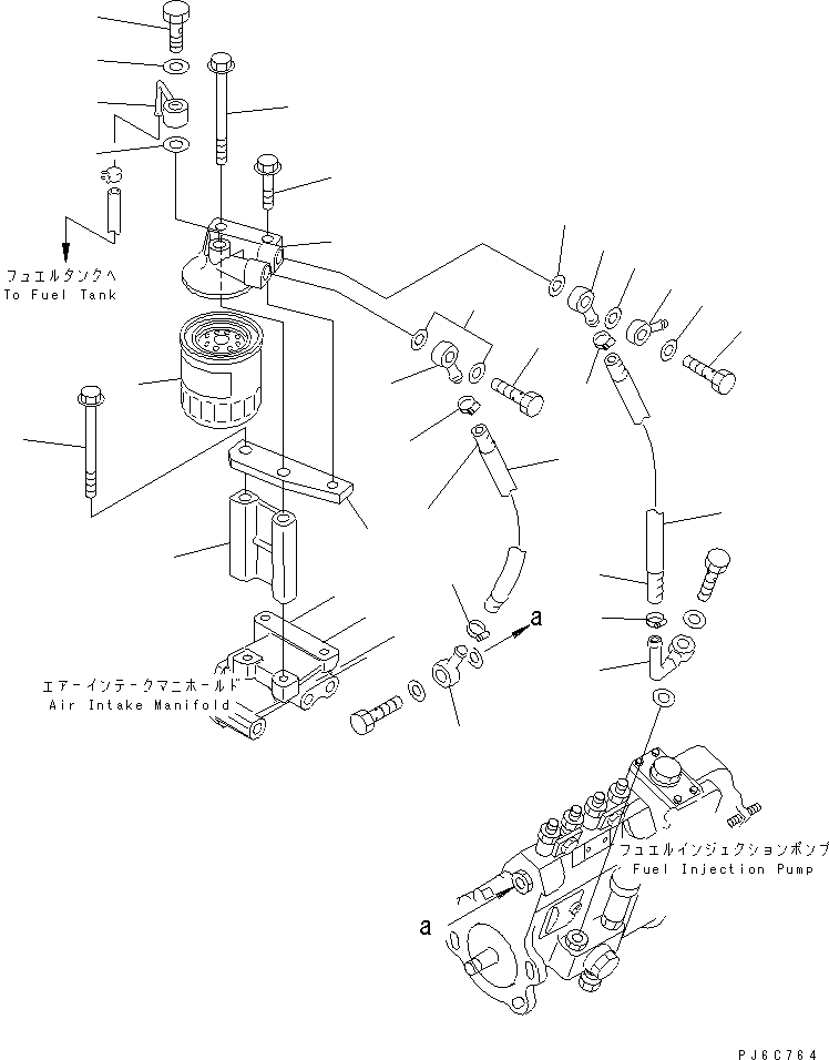 HOSE,COVER 07286-01927 KOMATSU